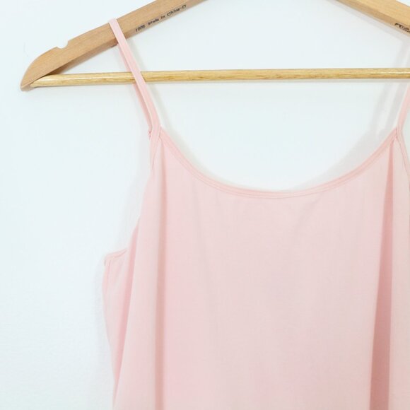 *mySTYLE Women's Long Black Cami - Pink - Picture 5 of 7